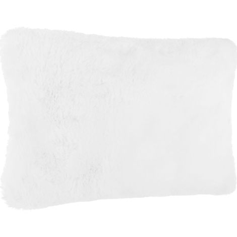 Coussin rectangulaire en fausse fourrure doux (1/4)