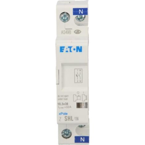 Interrupteur à fusible cylindrique 1+N 10x38mm Z-SHL/1N 263884