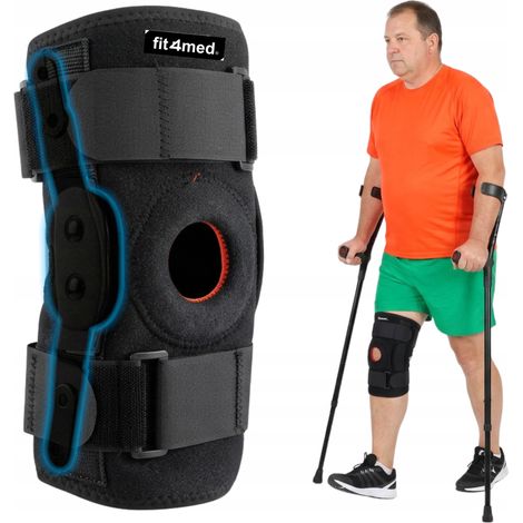 Knieorthese zur Stabilisierung der Kniescheibe, entlastet das Gelenk, mit Scharnieren FIT4MED R.L. (1/5)