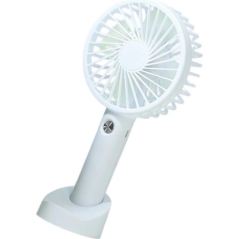 Ventilateur portable à 3 vitesses réglables pour l'extérieur, le camping, la randonnée, la pêche, USB pour chambre à coucher (1/5)