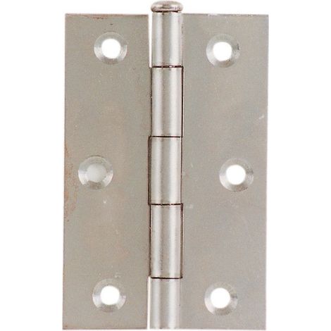 Cerniera acciaio zincato art.840 - Specifiche: mm 75 x 50 - 24 pz