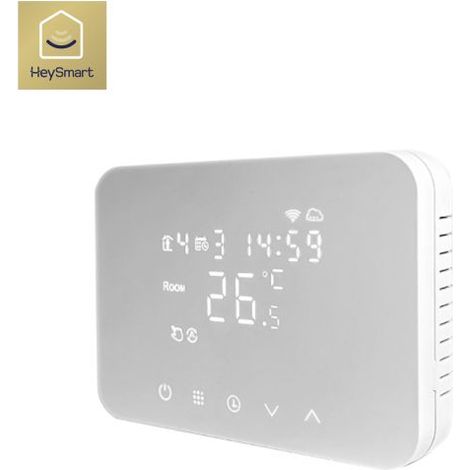 ISNATCH Termostato Smart wi-fi Soft touch 230V bianco - HEYTERMO+ 49683034