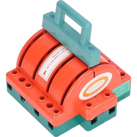 Interrupteur inverseur 4 pôles 32 A, sectionneur électrique triphasé pour usage domestique et industriel (1/5)