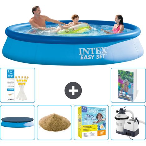 Intex Piscina Easy Set Rotonda - 366x76 cm - 7-pezzi  S170