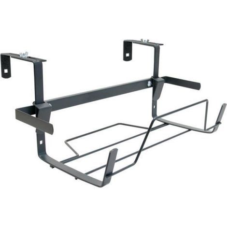Support de Jardinière - Acier Époxy - Extensible 44 à 65 cm - Charge Max 20 kg - Anthracite (1/3)