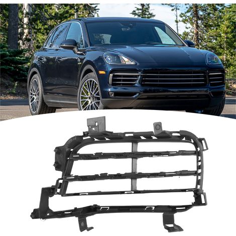(T06) Frontstoßstangen-Nebelscheinwerfergitter für Porsche Cayenne PO536 2018-2023 (BBS-18KY-010, BBS-18KY-011) rechts (9Y0807682OK1) (1/5)