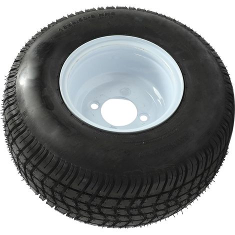 Tyre and Trolley Wheel Set, 18 X 8.50-8 Rubber Trolley Tyres for Better Handling of Tyre and Wheel Trolley (1/5)