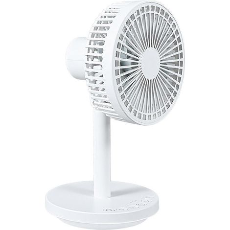 Wiederaufladbarer 4000-mAh-Ventilator mit 360°-Oszillation und 6 Geschwindigkeitsstufen