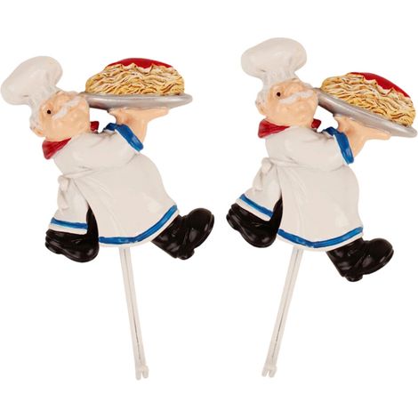 Ganci appendiabiti divertenti a tema cucina, -2