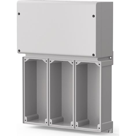 Scame proxima soporte modular 317x438x110mm gris - 573.5130