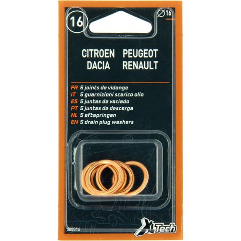 XLTECH 5 Joints CUFA D16 compatible avec PSA-R