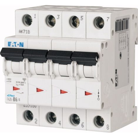 Disjoncteur FAZ 4P 16A 10kA courbe C (000239216)