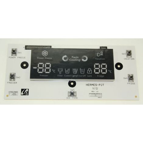 Module de commande et affichage pour Réfrigérateur, Congélateur SAMSUNG DA41-00455B (1/5)