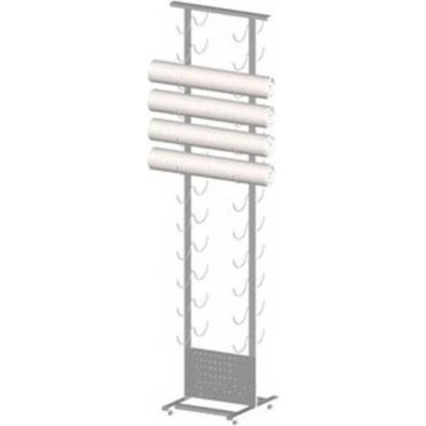ESPOSITORE PLASTICA ADESIVA 24 POSTI (VUOTO)