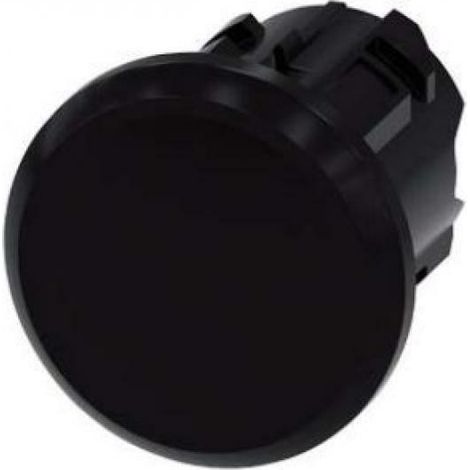 Cubierta de plástico negro de 22 mm para un punto de control libre negro /se requiere soporte/ sirius ACT 3SU1900-0FA10-0AA0