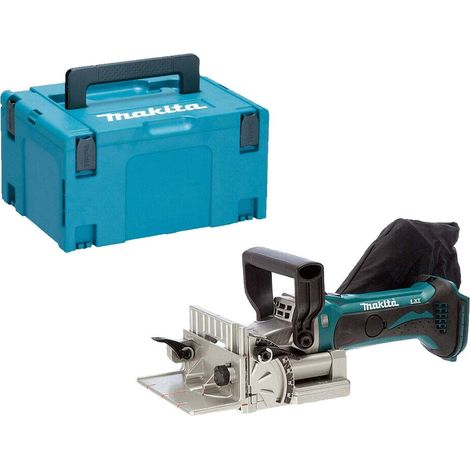 Makita DPJ180Z Cordless 18V LXT Biscuit Jointer Body Only With MAKPAC Type 3 Case