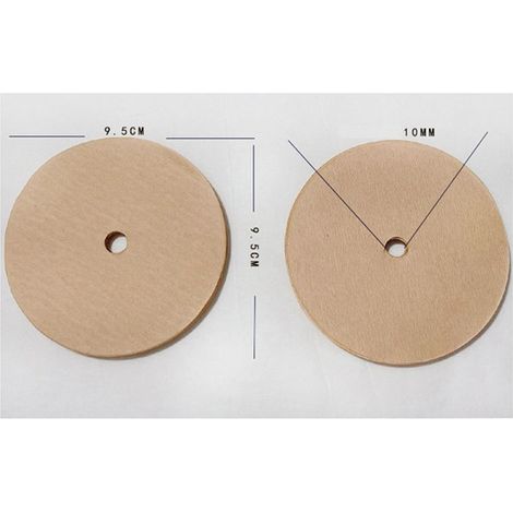 800 colors: Yellow. Material: Paper. Round coffee filter, 9.5 cm (3.75 inches). (1/5)