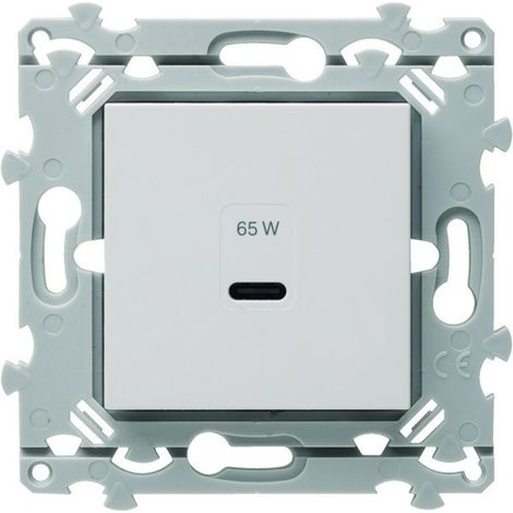 Chargeur USB-C 65W pure - HAGER WE115