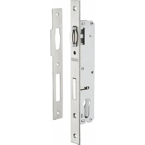 Cassa serratura con asse 20 mm, cilindro e rullo, L 36 mm – THIRARD (1/4)