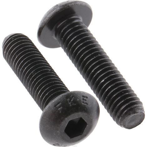 Vis à six pans creux, M5 x 20mm, tête Vis bombée à tête creuse hexagonale, en Acier ( Prix pour Boîte de 100 )