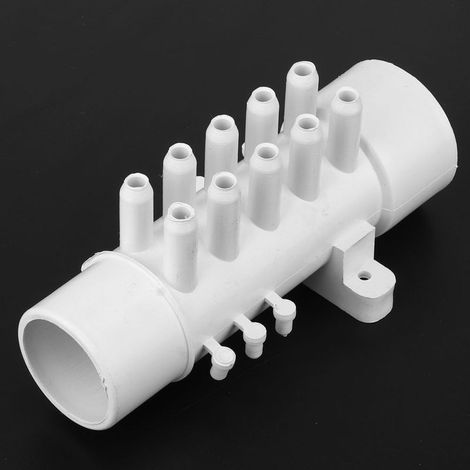 Distributeur de Spa 10 Orifices Accessoire Piscine Raccord 1.5 Pouces/10mm (1/5)