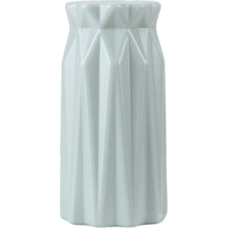 Vase en céramique rose, vase de décoration intérieure, vase de cheminée, convient pour la chambre, la cuisine, le salon et comme cadeau d'anniversaire. (1/5)