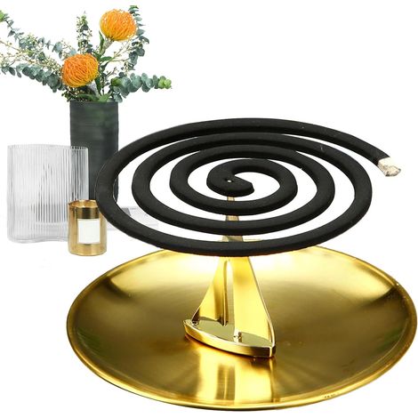 Porte-Encens avec Plateau cendrier Portable Ignifuge Support D'Encens En D'Intérieur Décor pour intérieur jardin terrasse pelouse camping pique-nique pêche maison chambre (1/5)
