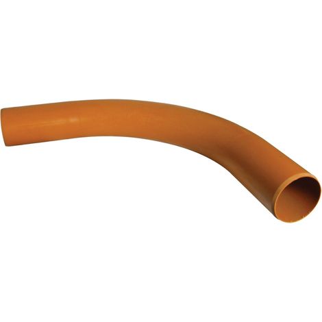 FloPlast 110mm Underground Drain Plain Bend - PVC-U 87.5' Long