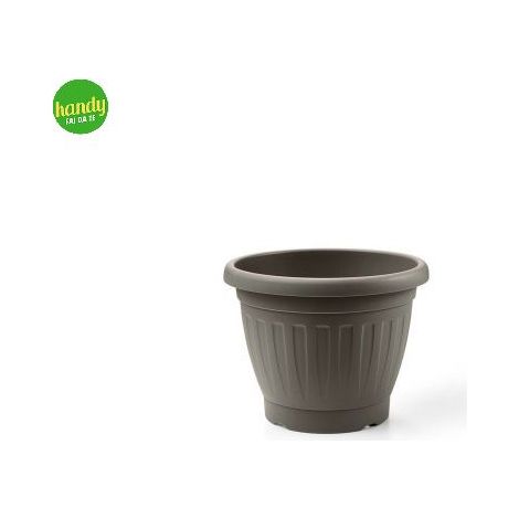 Vaso firenze Veca Ø26 avana plastica