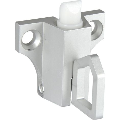 Oberlichtschnapper ALU Hebelzug und Falle aus Nylon silber