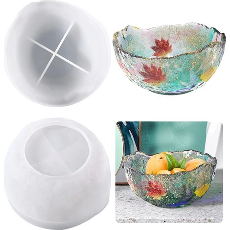 Moule en résine époxy, matériau en silicone, forme ronde (1/5)