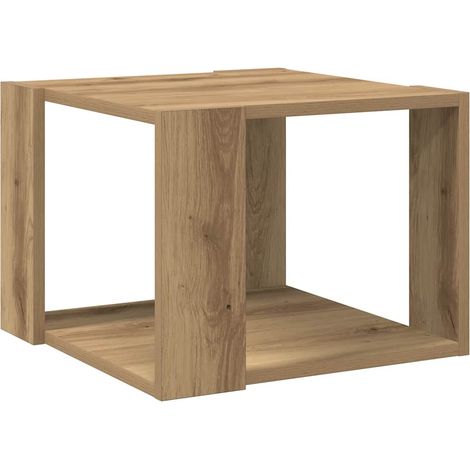 Maison Exclusive - Table basse chêne artisanal 40x40x30 cm bois d'ingénierie