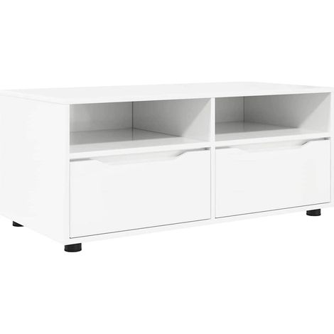 TV Cabinet High Gloss White 100 x 48 x 43 cm Engineered Wood vidaXL