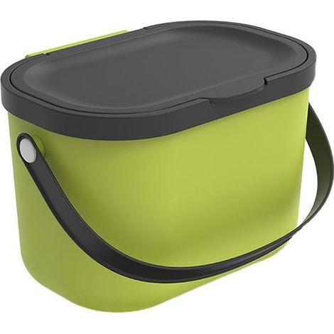 Conteneur tri déchets Rotho Albula vert lime 3 2 litres (1/5)