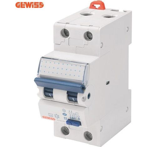 Interruttore magnetotermico differenziale 1P+N 16A