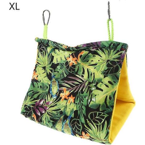 Nid douillet pour oiseaux, abri suspendu pour perroquet, hamac XL pour petits animaux, cabane chauffante confortable, tente câline pour oiseau.