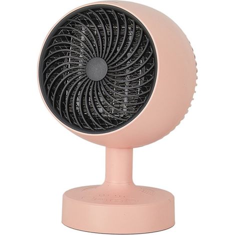 Riscaldatore elettrico,Riscaldatore per piccoli ambienti,Riscaldatore per ambienti,Rotazione laterale a 160°,3 velocità,Riscaldamento rapido,Rosa (1/5)