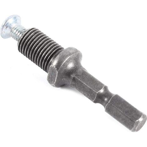 Adaptateur de Mandrin De Perceuse à Percussion Électrique 3/8"-24UNF Adaptateur de Tige Hexagonale Filetage avec Vis Pour Taille de Mandrin de Perçage de 6mm 10mm 13mm (1/5)