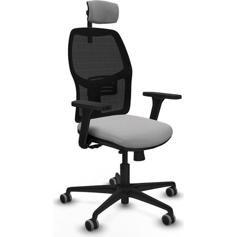 Chaise de bureau piqueras y crespo Alfera ergonomique noire 120kg (1/2)