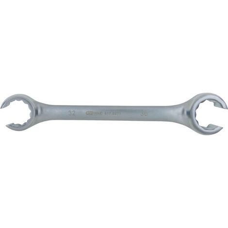 KS Tools Offener Doppel-Ringschlüssel, abgewinkelt, 19x21mm - 517.0265
