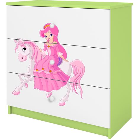 Kinderkommode Babydreams Grün (1/5)