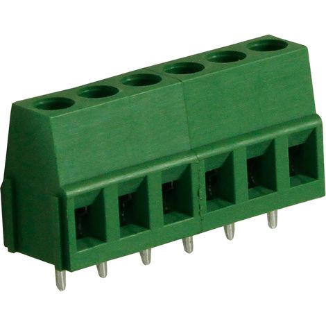 Bornier pour CI RS PRO 6 contacts 1 rangée(s) pas de 5mm