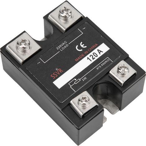 Régulateur de tension à semi-conducteurs BERM R 120 A, charge 470-560 kΩ, régulateur monophasé 220 V CA (1/5)
