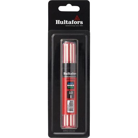 Hultafors Dry Marker Refill Blue White Green Blister Pack Of 10 HUL650240
