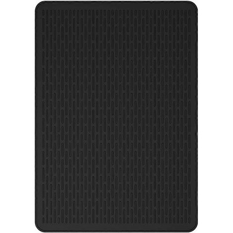 Chaleur Resistance silicone cuisinière tapis silicone cuisinière haut protecteur réutilisable silicone Dish Drying tapis (1/5)
