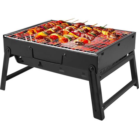1 Barbecue, Portable, Pliable, Charbon, 35x26x20cm, Extérieur, Camping (1/5)
