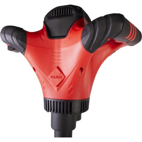 Rubi – Malaxeur électrique 1800W – Couple 28Nm pour matériaux denses – Valise de transport incluse – Pour chantiers professionnels