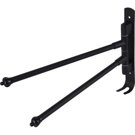 Porte-serviettes pivotant , barre porte-serviettes mobile rotative en (1/5)