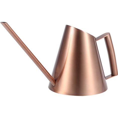 Arrosoir domestique en acier inoxydable pour plantes vertes et fleurs, pot de jardin, bouilloire couleur bronze (1/5)