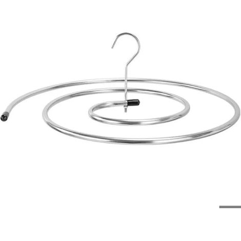Cintre en spirale, draps et couvertures Séchoir en acier inoxydable en forme de spirale Cintre de rangement en spirale pour couett (1/5)